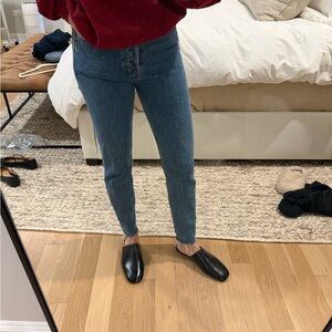 Re/Done Blue Skinny Jeans